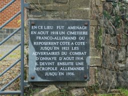 La pierre d’Onhaye, rue du Forbot.